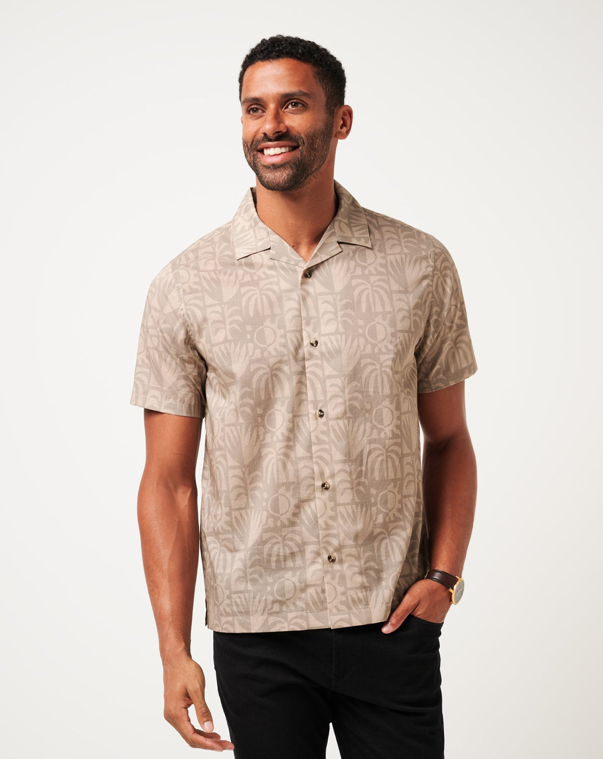 Desert Sun Button-Up| Travis Mathew