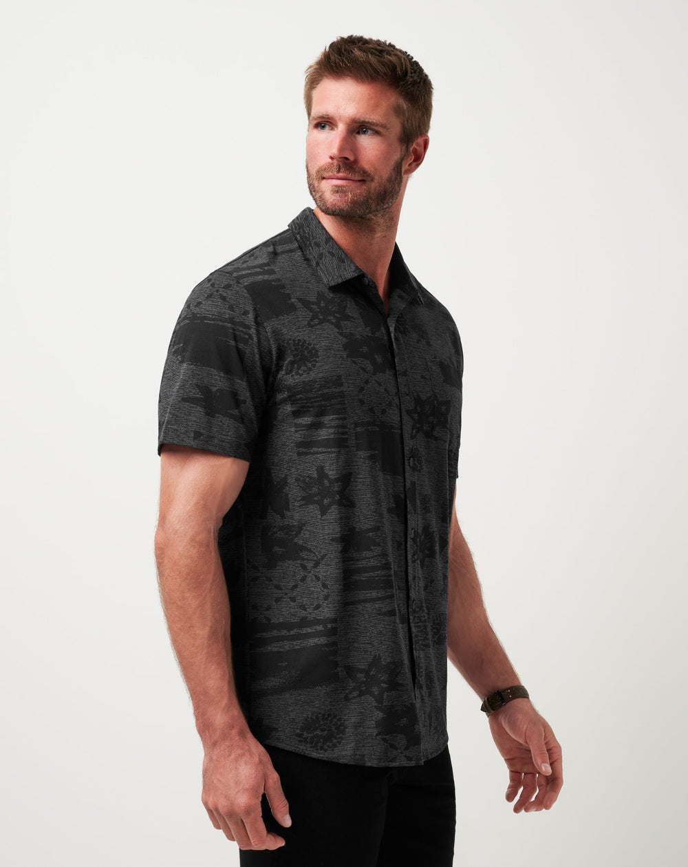 Knit Gravitation Button-Up| Travis Mathew