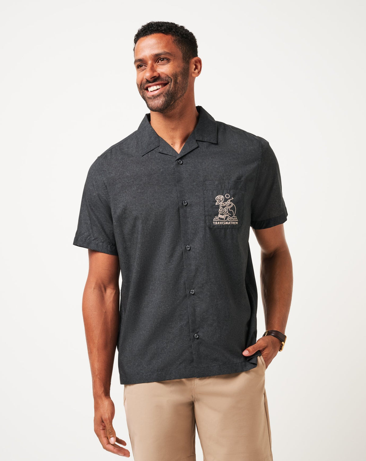 Lost Cave Button-Up| Travis Mathew