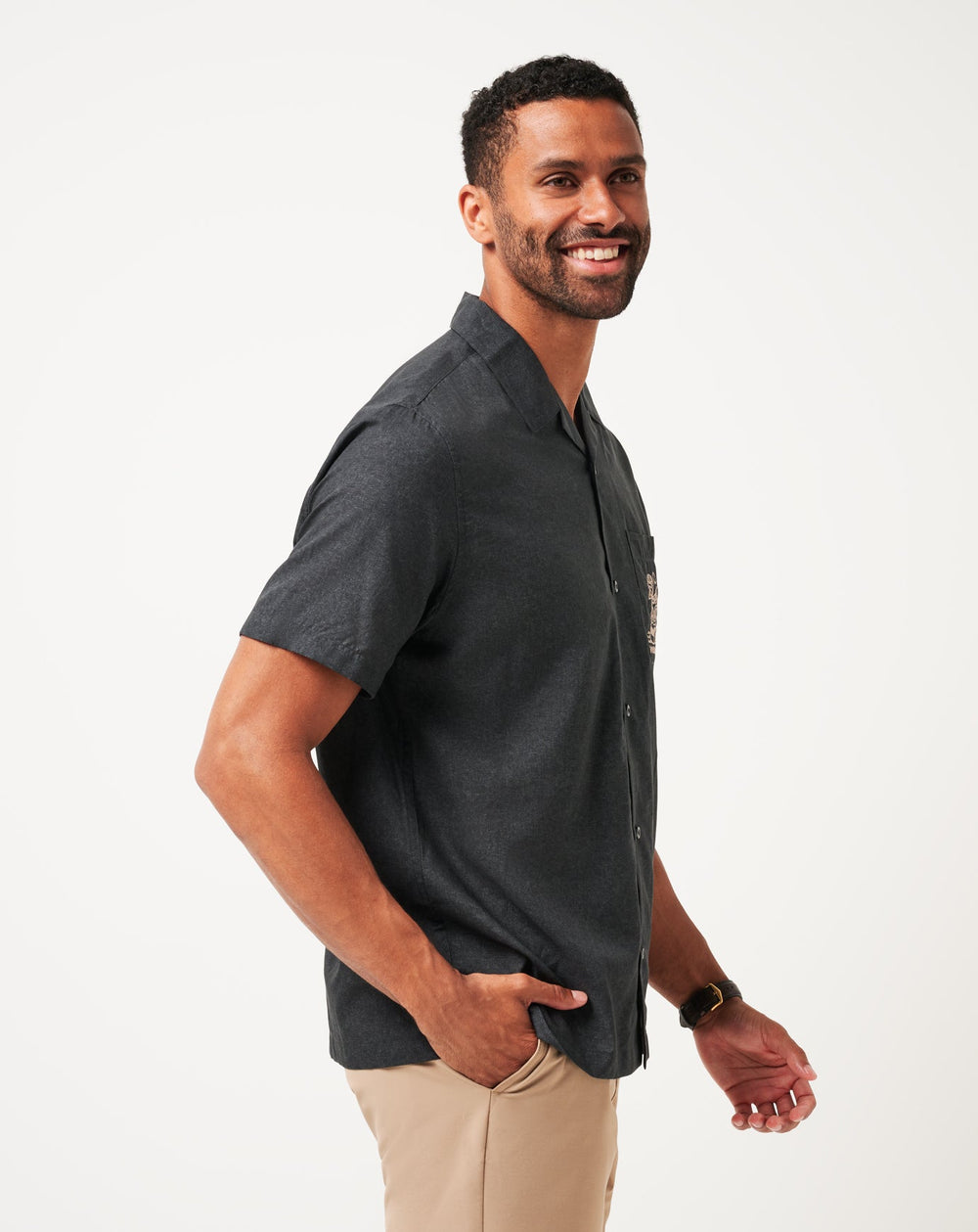 Lost Cave Button-Up| Travis Mathew