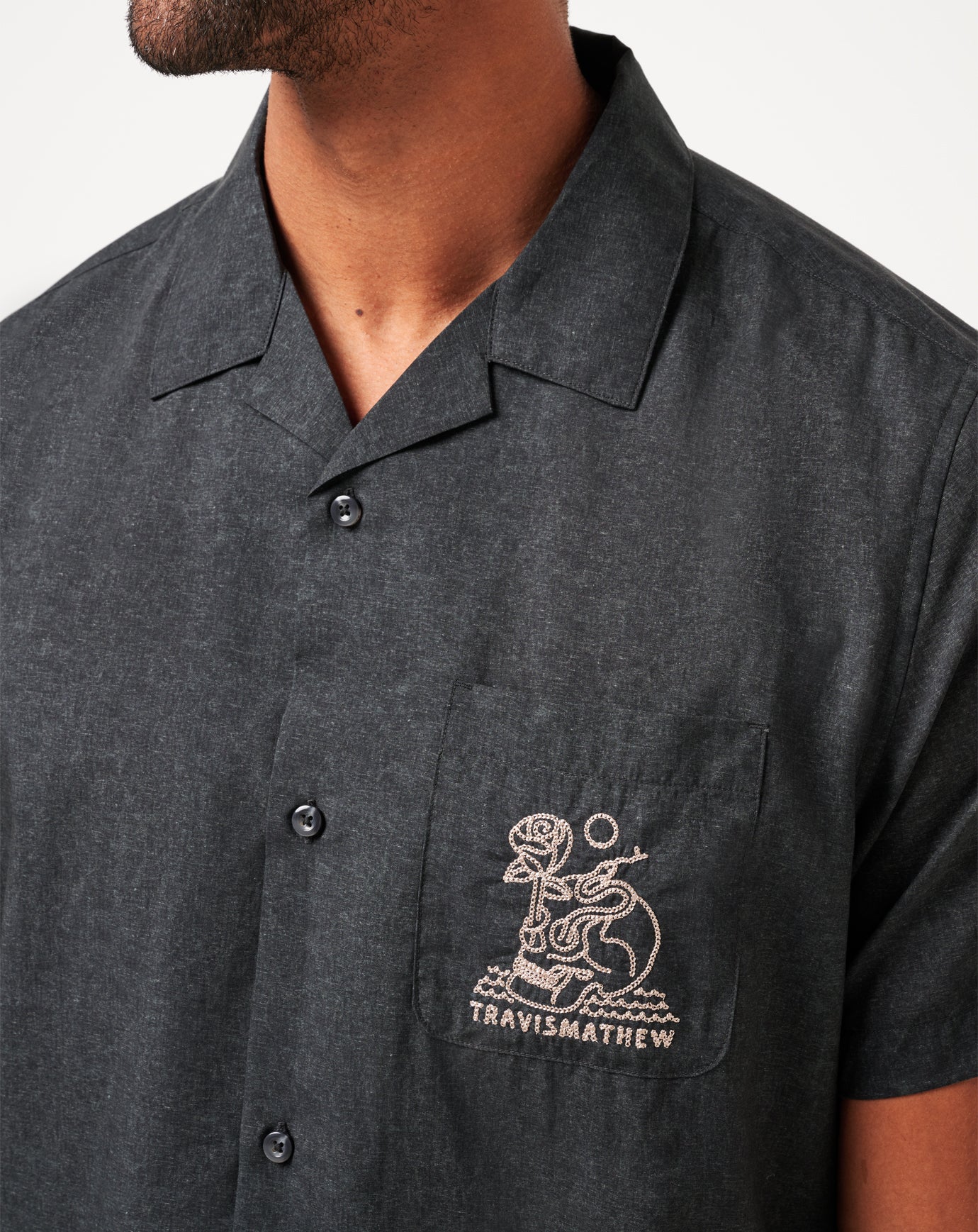 Lost Cave Button-Up| Travis Mathew