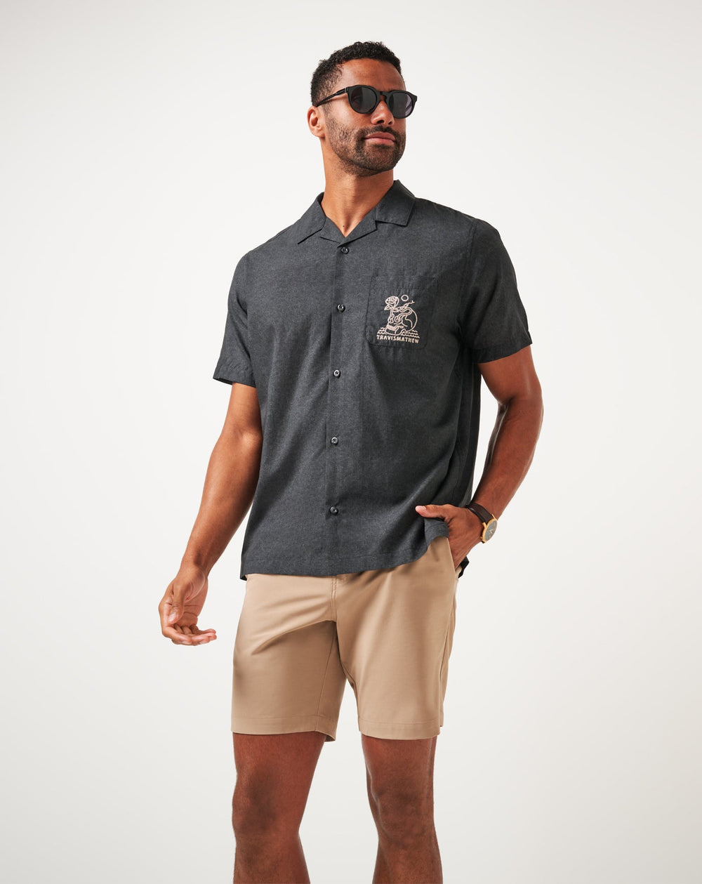 Lost Cave Button-Up| Travis Mathew
