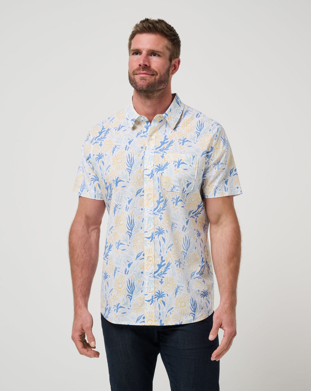 Souvenir City Button-Up| Travis Mathew