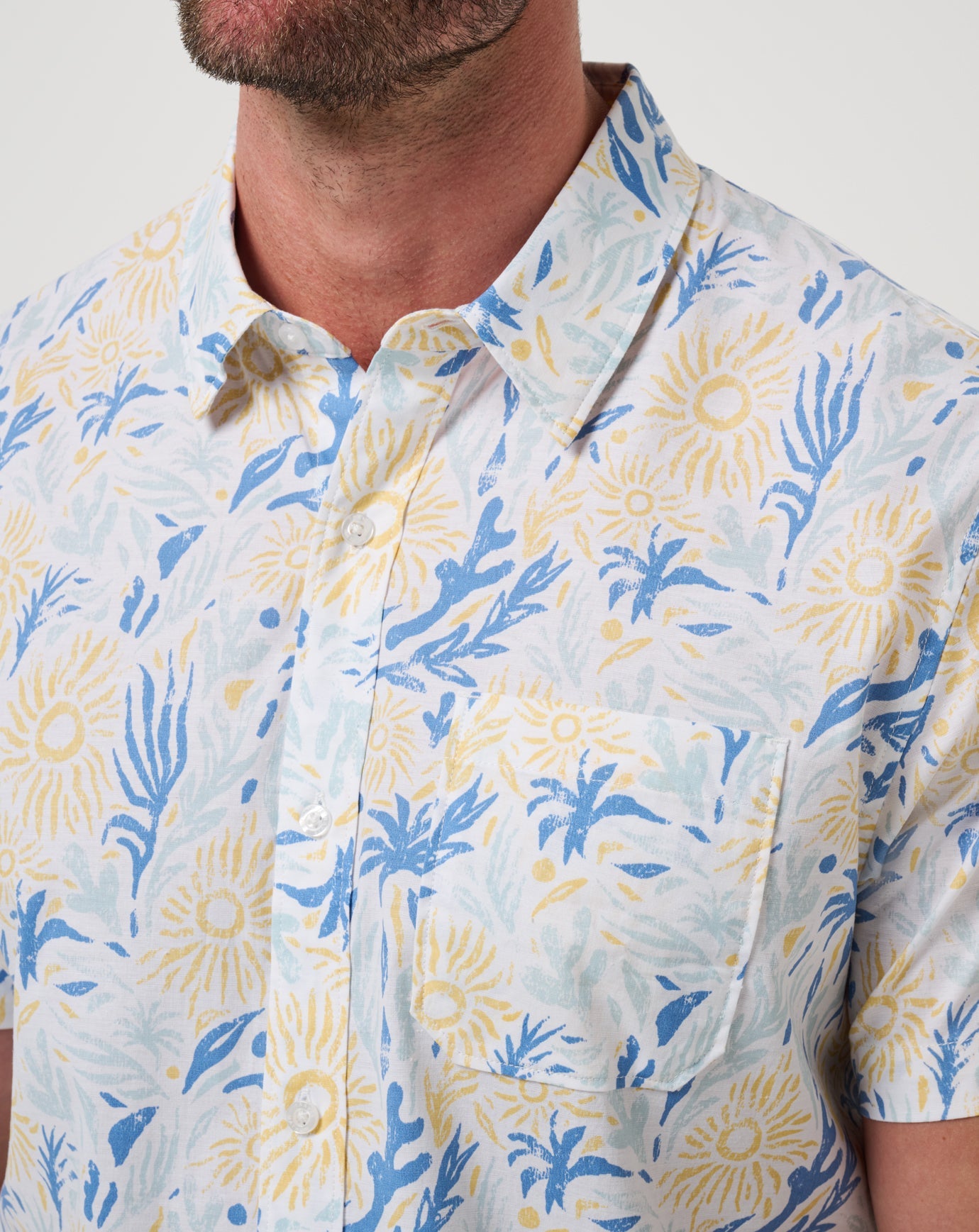 Souvenir City Button-Up| Travis Mathew