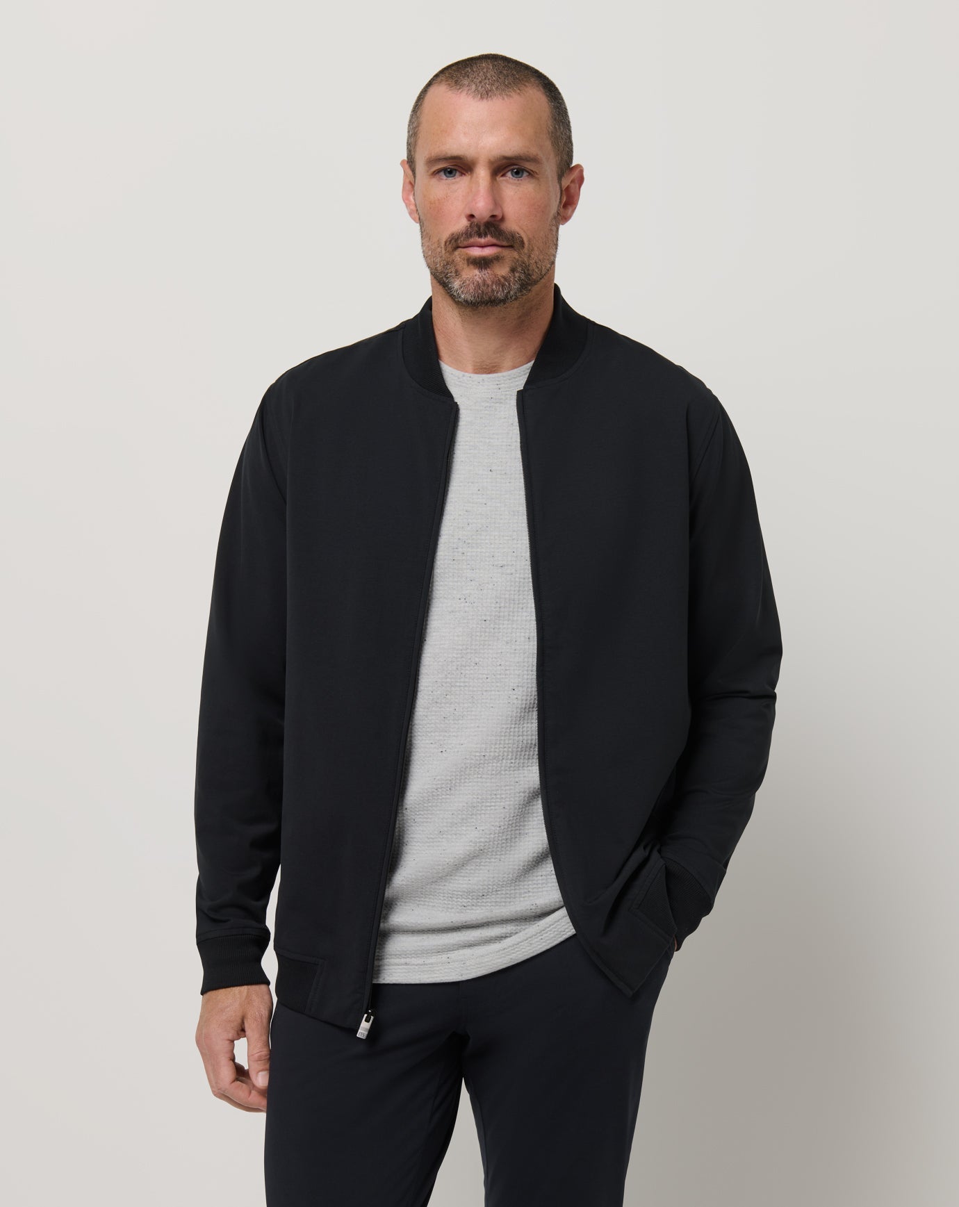 Stretchknit Bomber Jacket| Travis Mathew