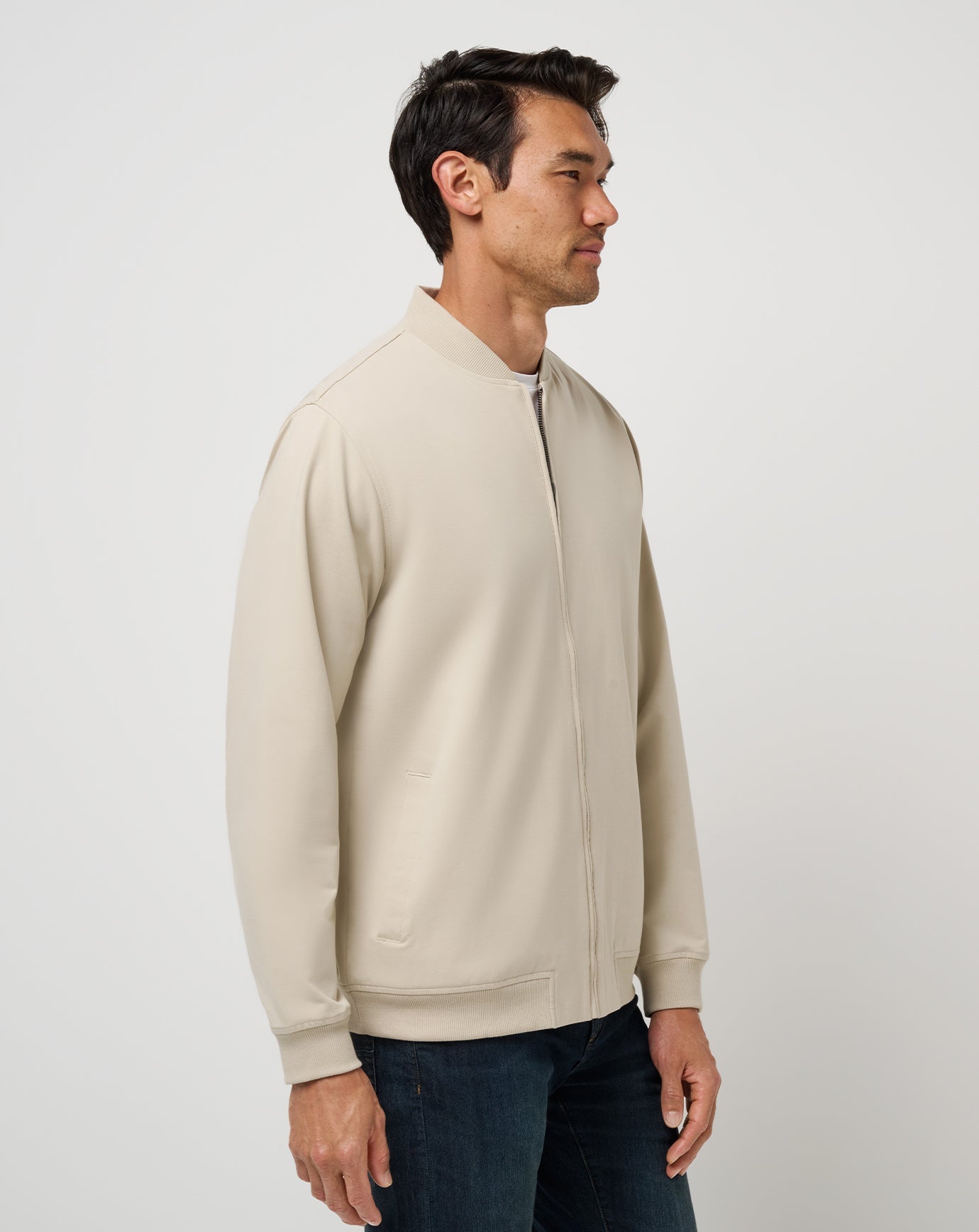 Stretchknit Bomber Jacket| Travis Mathew