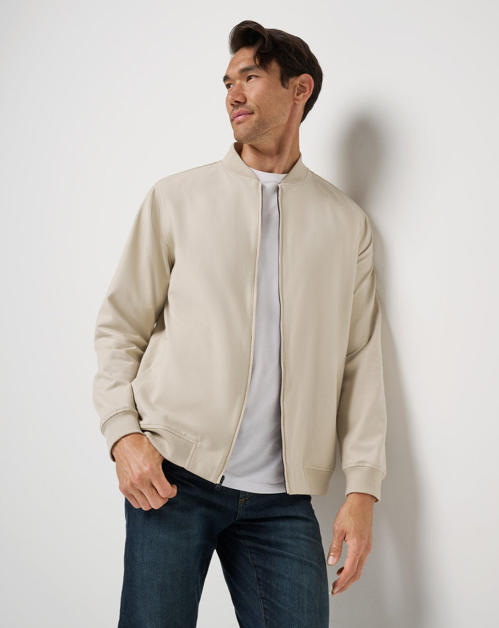 Stretchknit Bomber Jacket| Travis Mathew