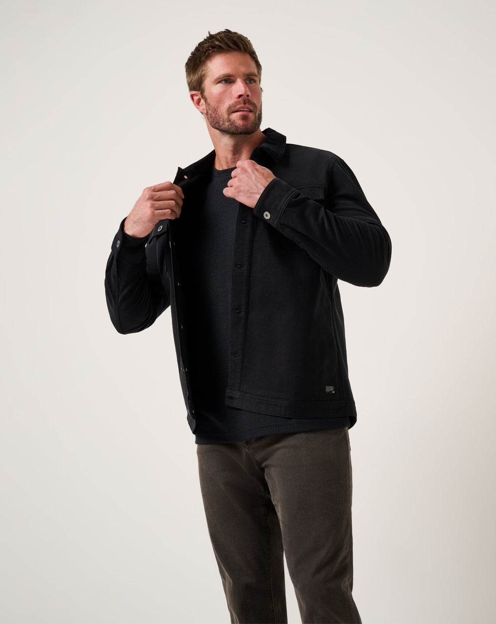 Cloud Denim Cord Jacket| Travis Mathew