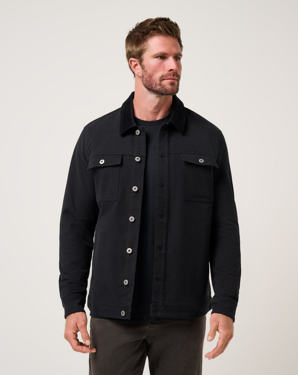 Cloud Denim Cord Jacket| Travis Mathew