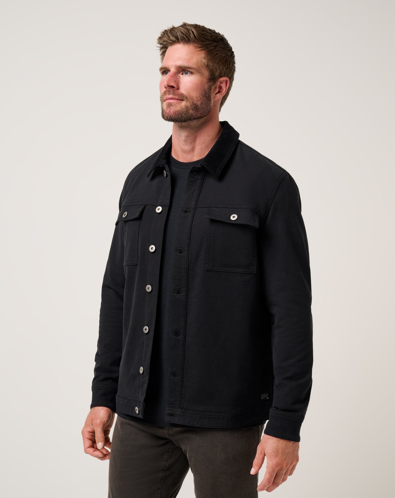 Cloud Denim Cord Jacket| Travis Mathew