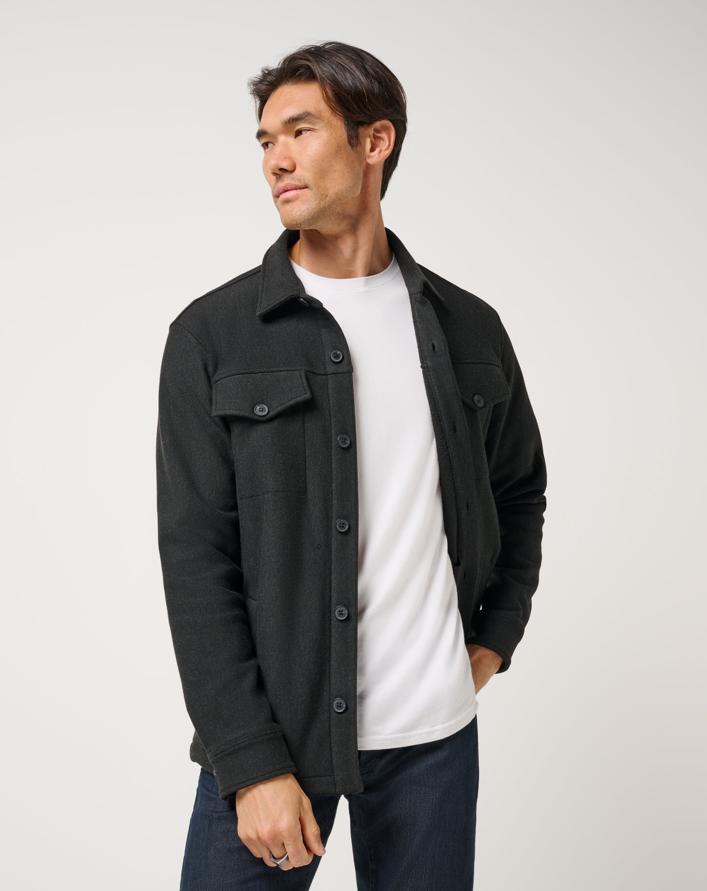 Are We There Yet Shirt Jacket| Travis Mathew