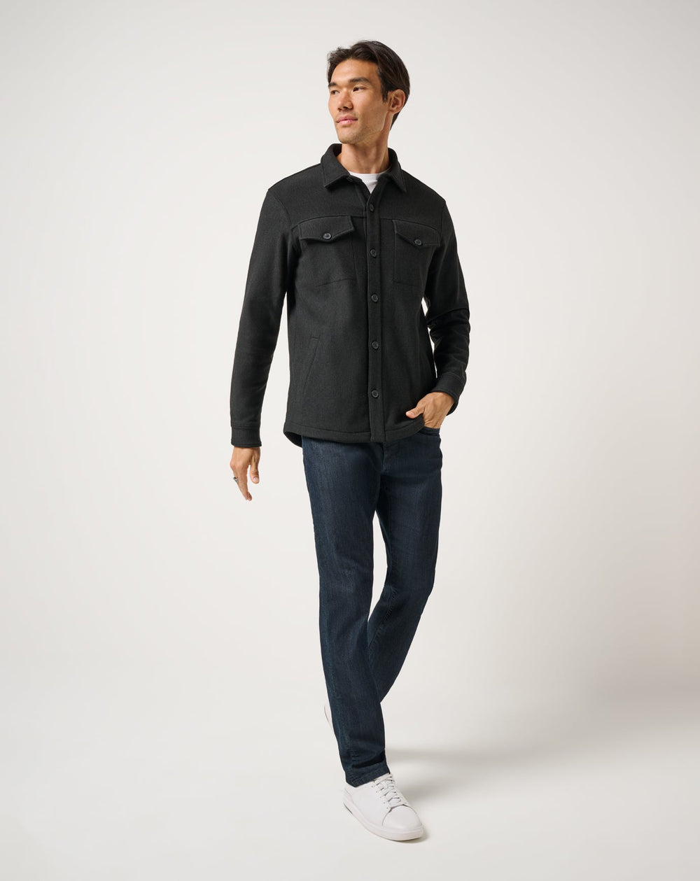 Are We There Yet Shirt Jacket| Travis Mathew
