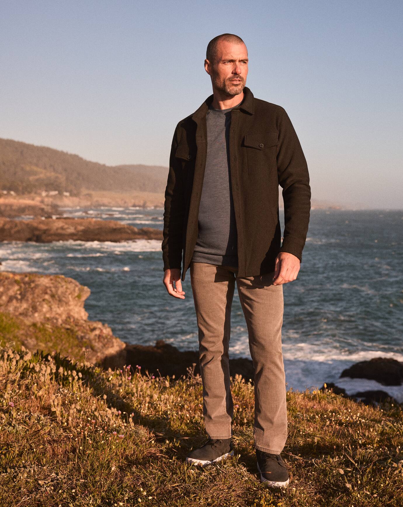 Are We There Yet Shirt Jacket| Travis Mathew