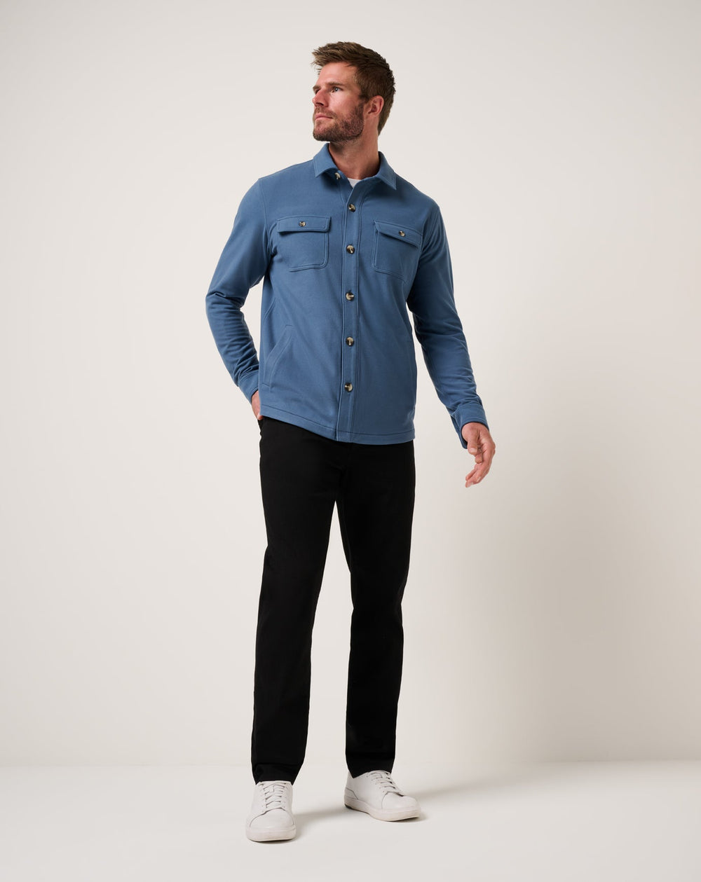 Peak Fleece Shirt Jacket| Travis Mathew