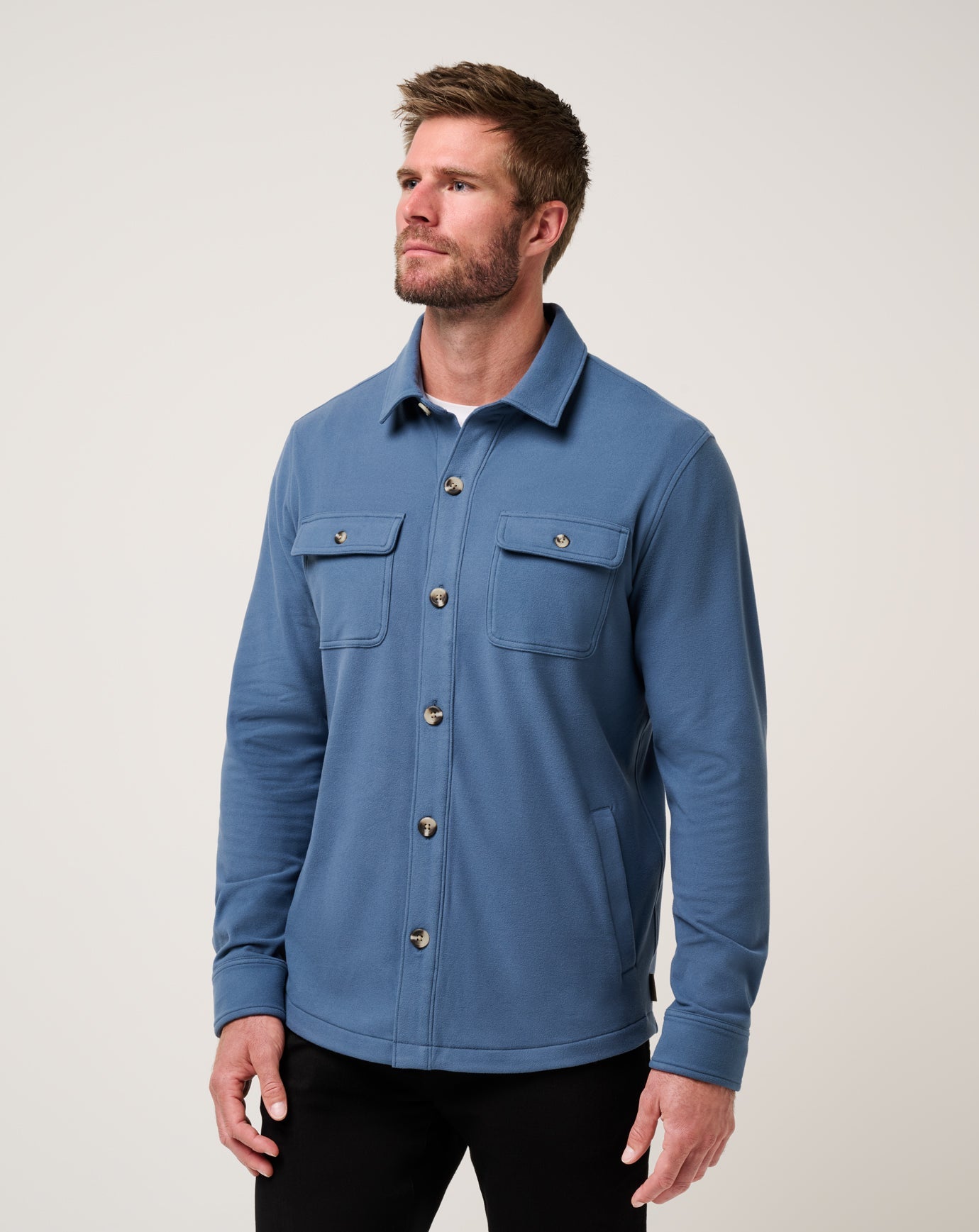 Peak Fleece Shirt Jacket| Travis Mathew