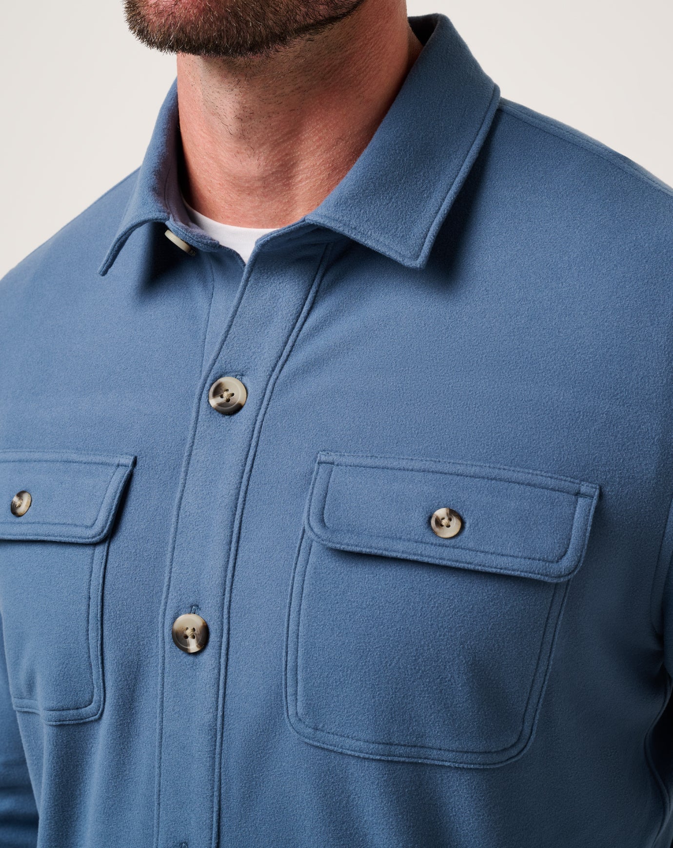Peak Fleece Shirt Jacket| Travis Mathew