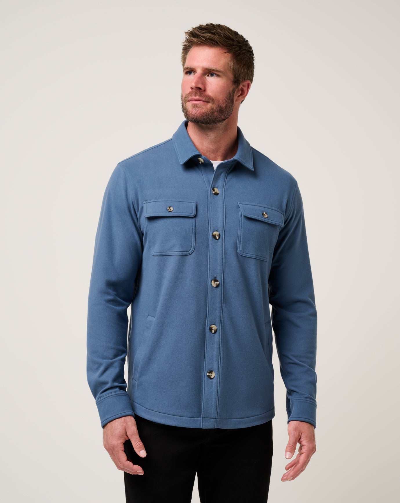 Peak Fleece Shirt Jacket| Travis Mathew