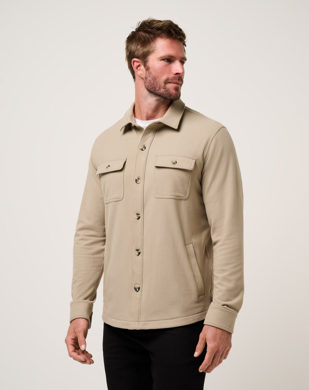 Peak Fleece Shirt Jacket| Travis Mathew