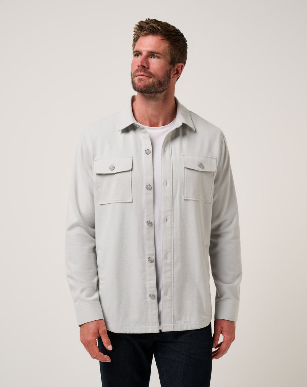 Wanna Bet Shirt Jacket| Travis Mathew