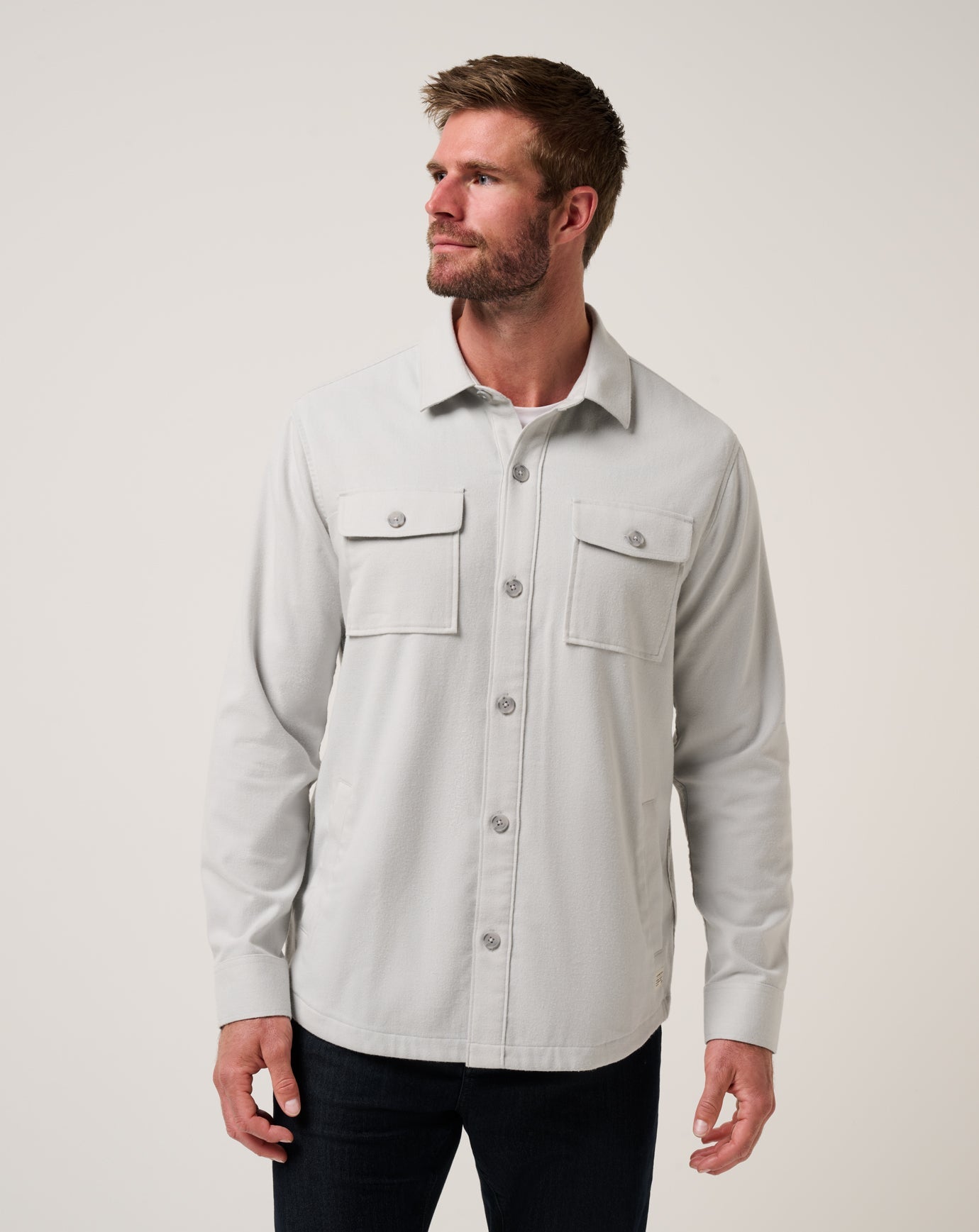 Wanna Bet Shirt Jacket| Travis Mathew