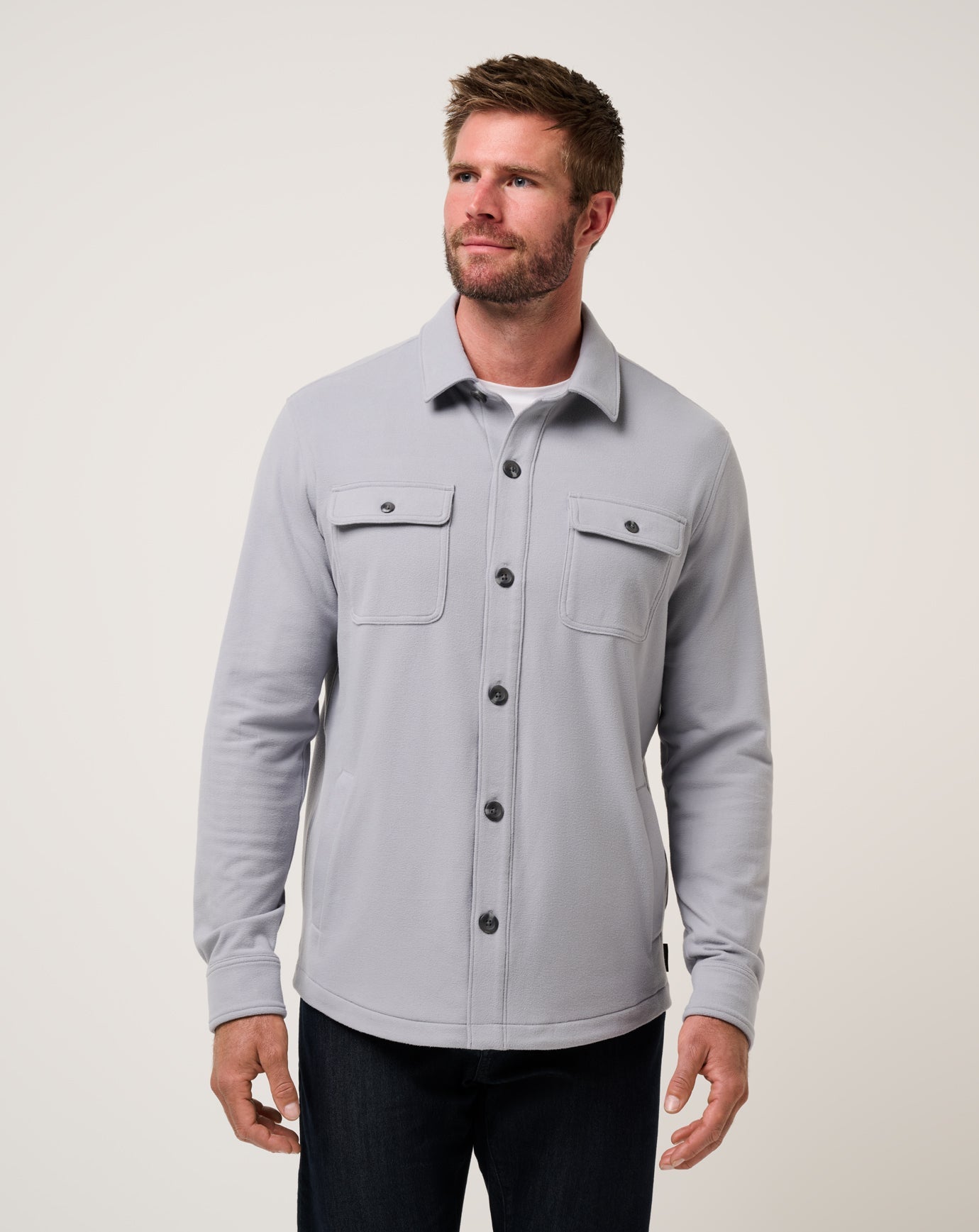 Peak Fleece Shirt Jacket| Travis Mathew
