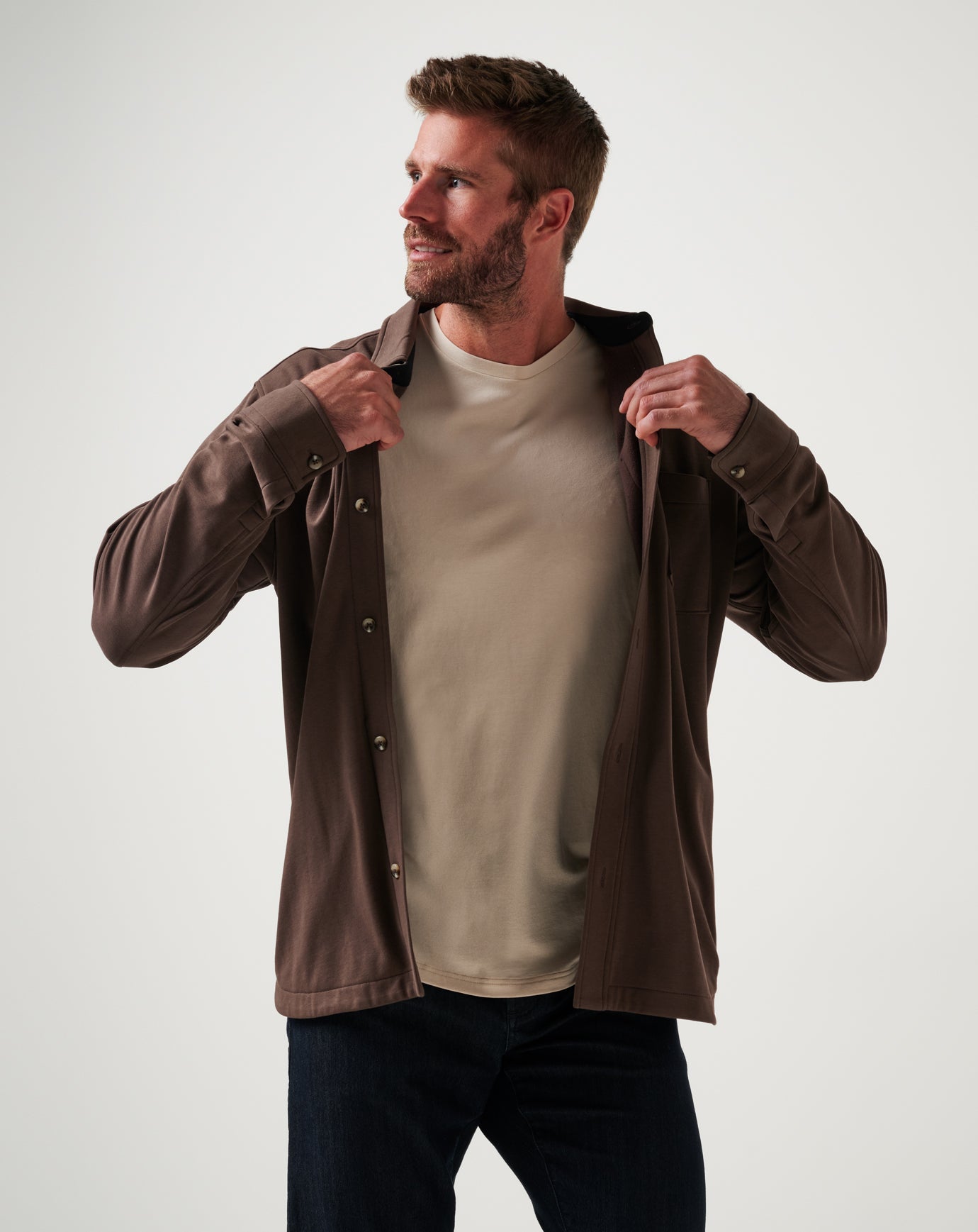 Cloud Shirt Jacket| Travis Mathew