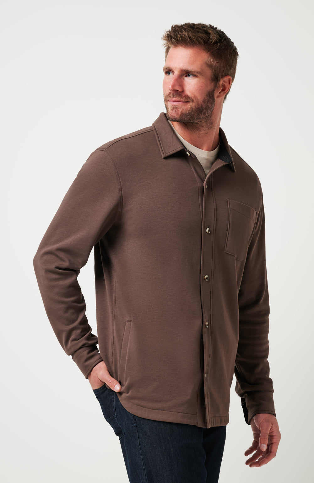 Cloud Shirt Jacket| Travis Mathew