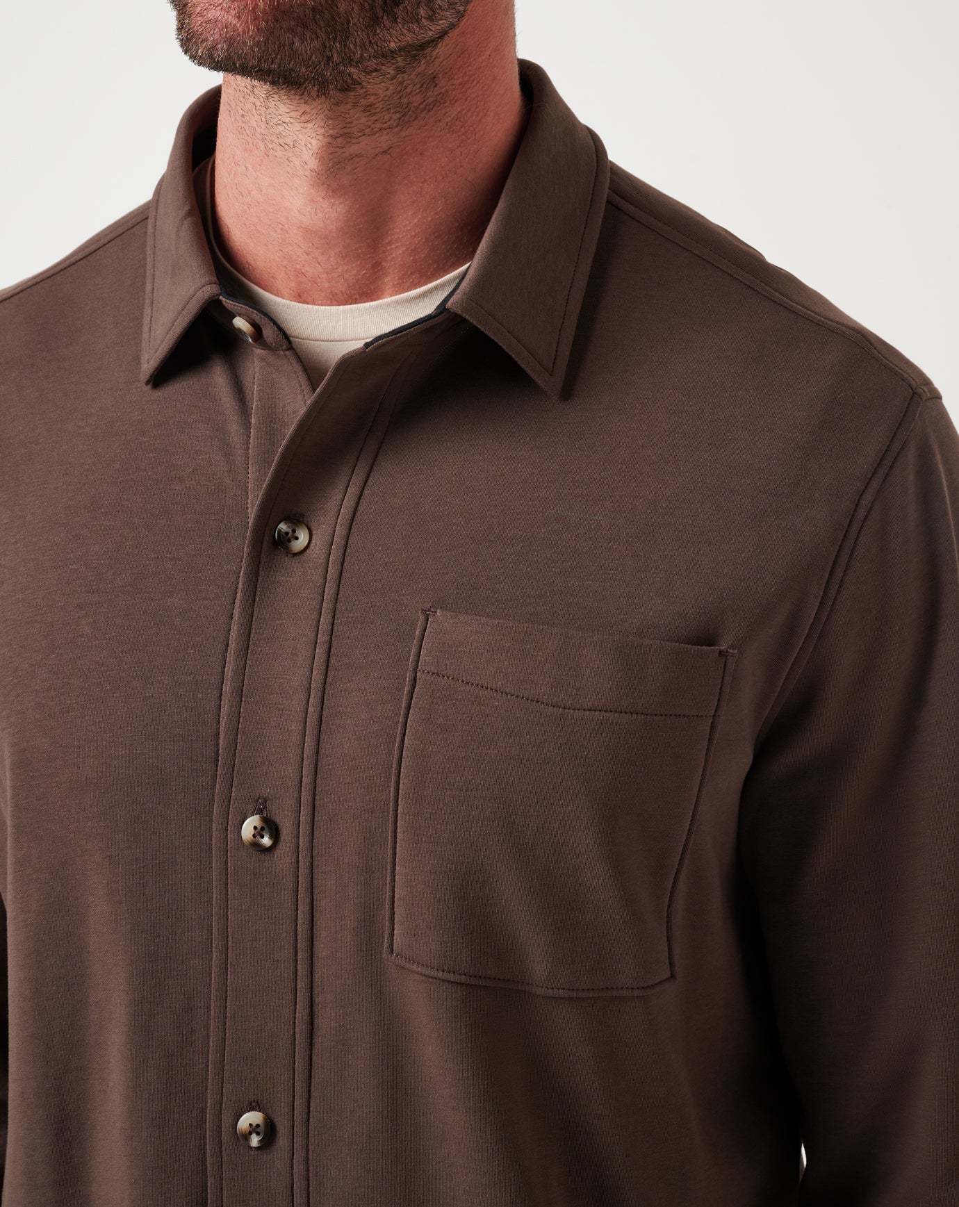 Cloud Shirt Jacket| Travis Mathew
