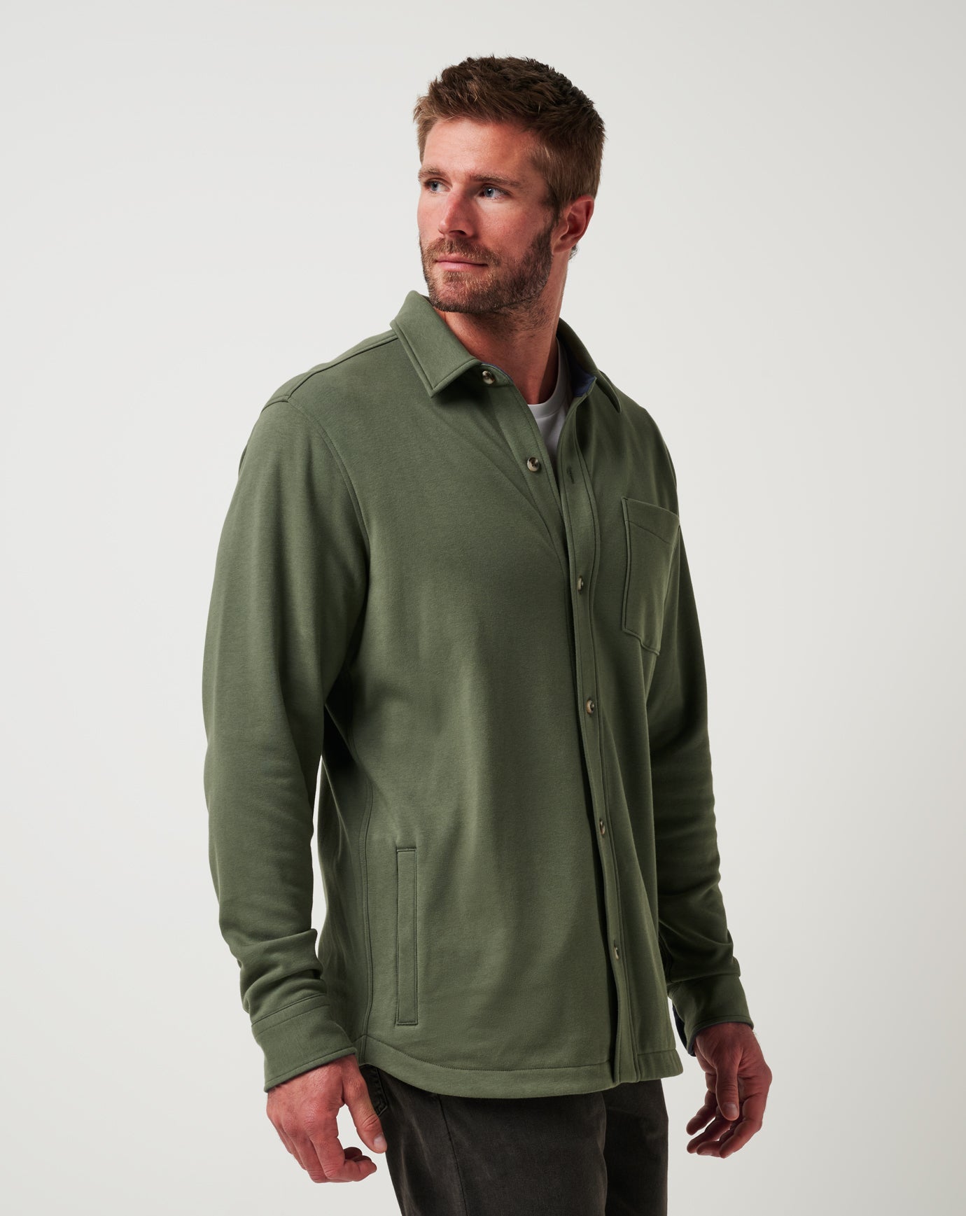 Cloud Shirt Jacket| Travis Mathew