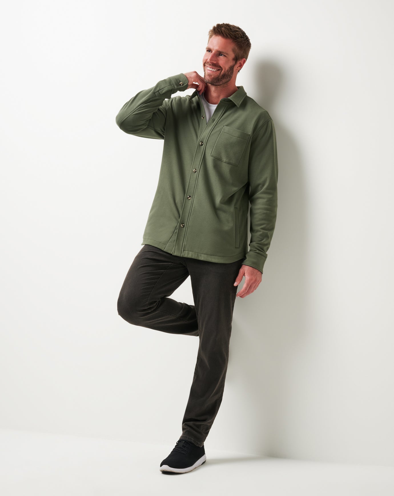 Cloud Shirt Jacket| Travis Mathew