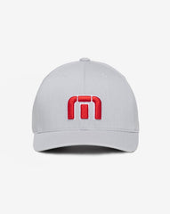 Red White Iconic Snapback Hat| Travis Mathew