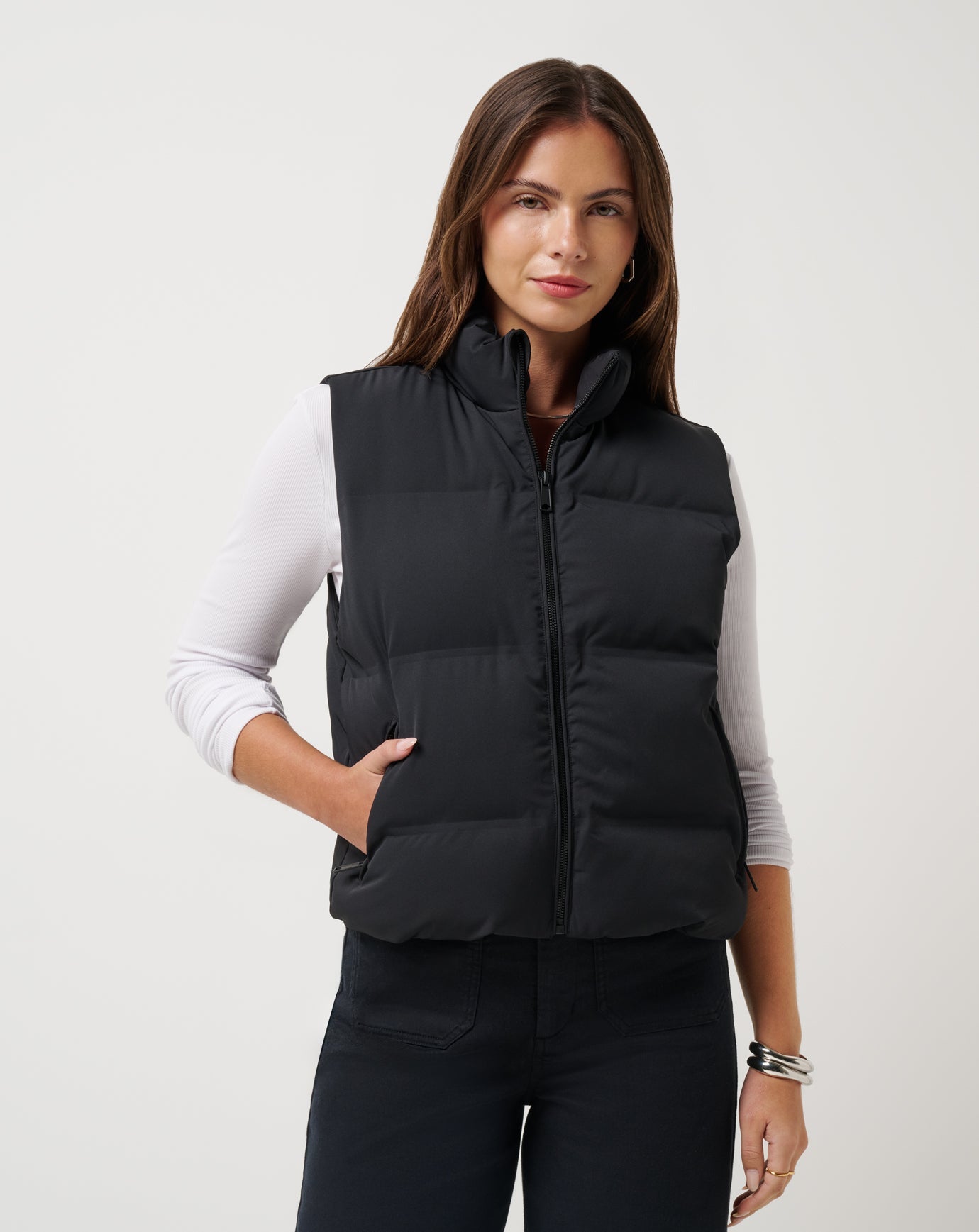 Moontide Bonded Puffer Vest| Travis Mathew
