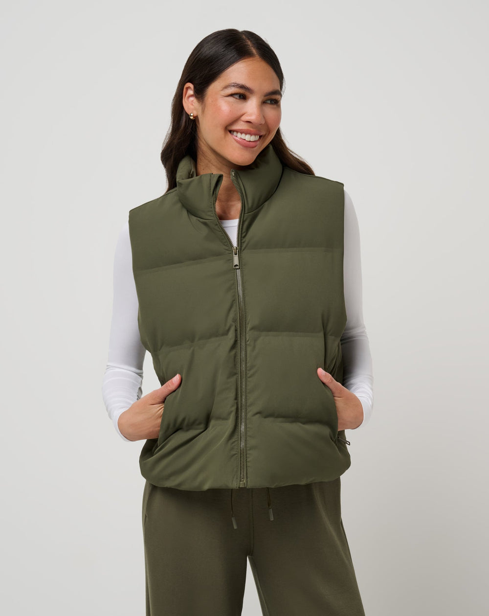 Moontide Bonded Puffer Vest| Travis Mathew
