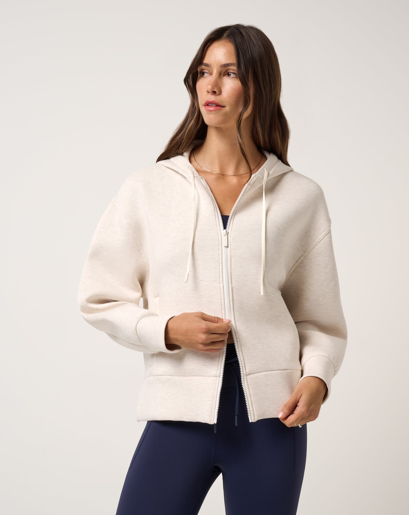 Cloudscape Zip Hood| Travis Mathew