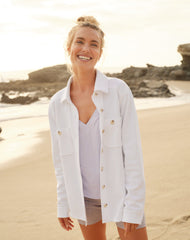 Cloud Fleece Shacket| Travis Mathew
