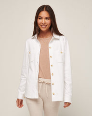 Cloud Fleece Shacket| Travis Mathew