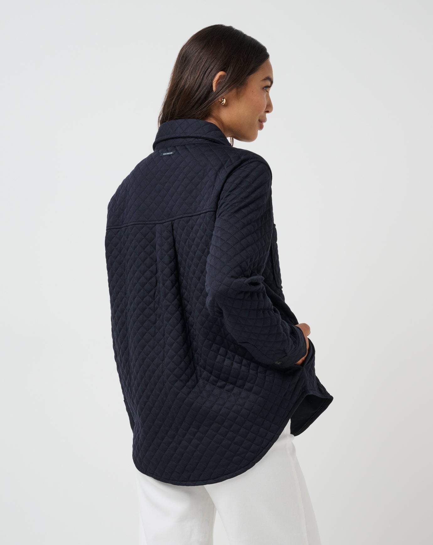 Diamond Quilted Shacket| Travis Mathew