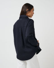 Diamond Quilted Shacket| Travis Mathew