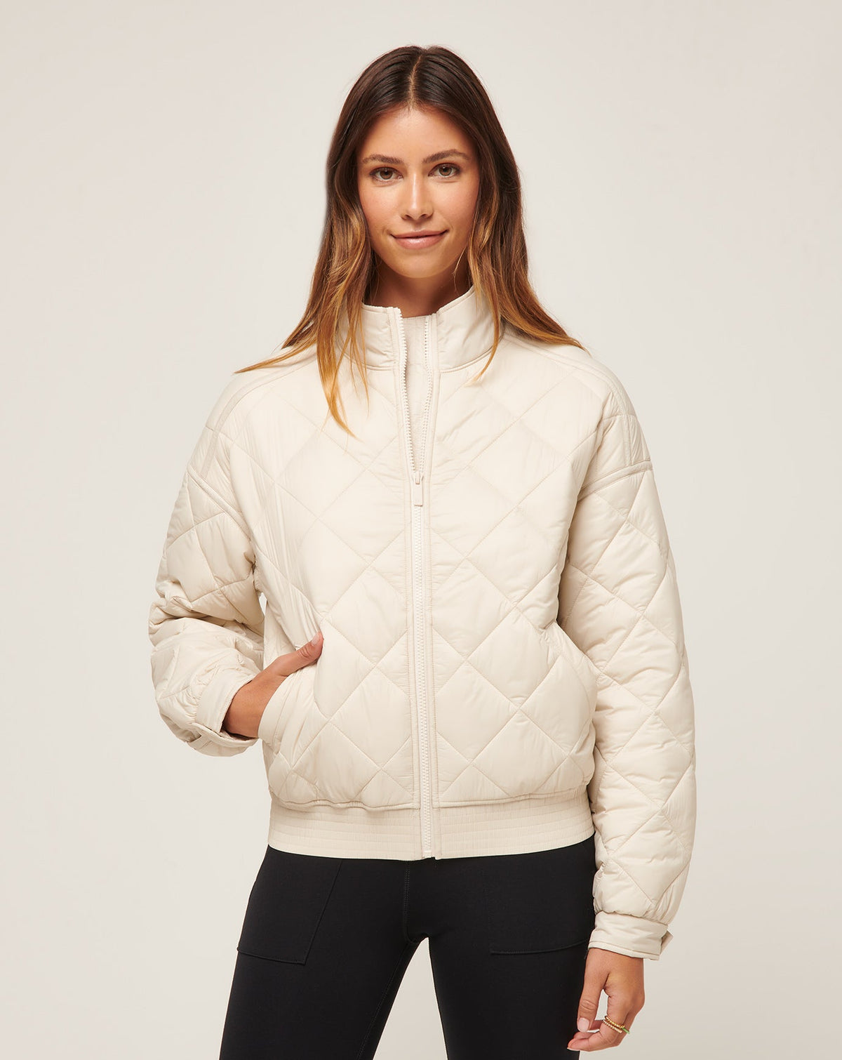 Lights At Night Quilted Jacket| Travis Mathew
