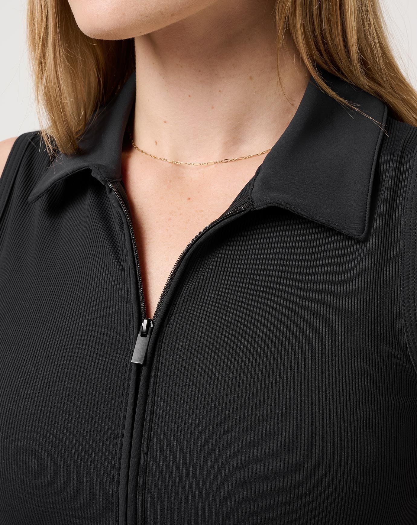 Moveknit Rib Zip Polo| Travis Mathew