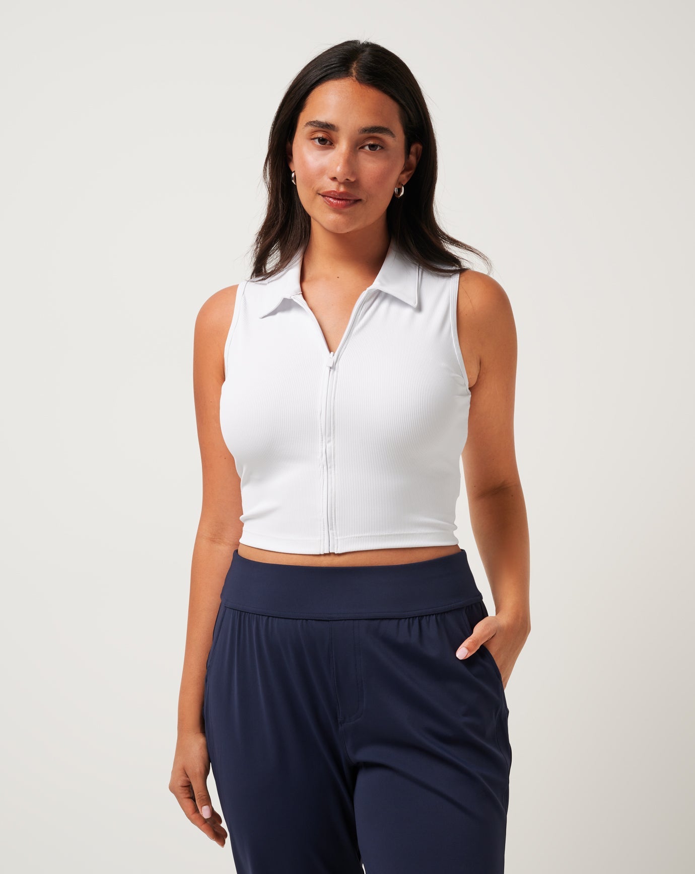 Moveknit Rib Zip Polo| Travis Mathew