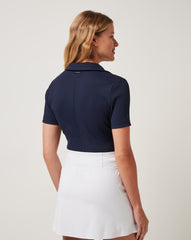 Moveknit Vneck Polo| Travis Mathew