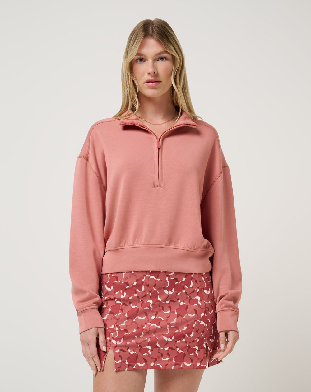 Skyloft Soft Echo Half Zip| Travis Mathew