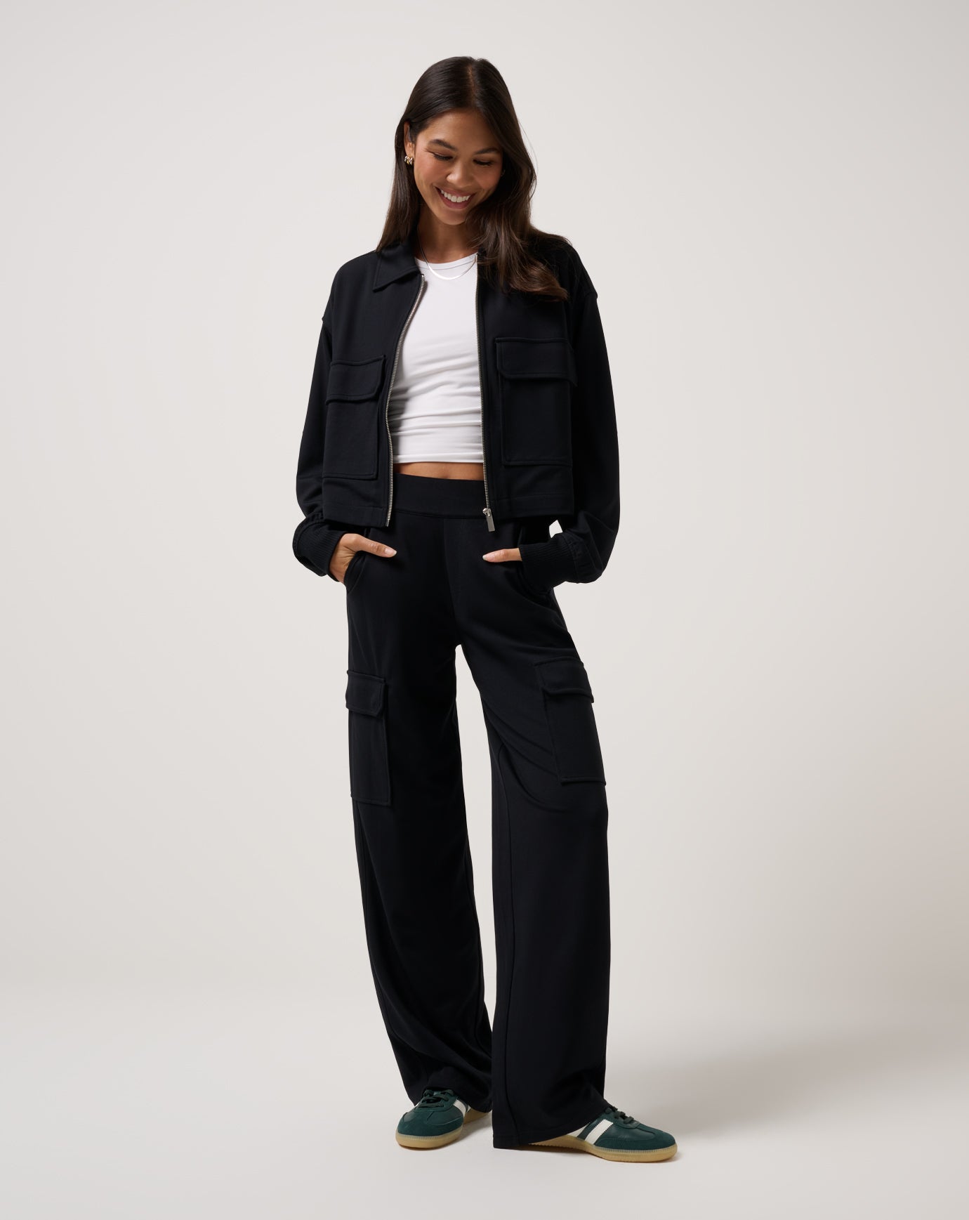 Friday Doubleknit Utility Wide Leg Pant| Travis Mathew