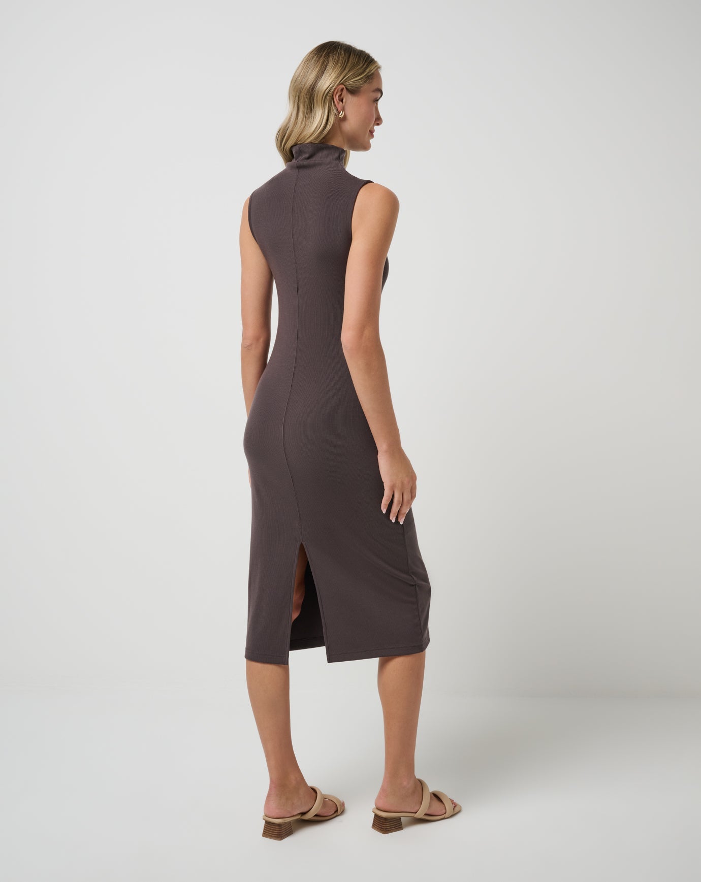 Cloud Rib Mock Neck Dress| Travis Mathew
