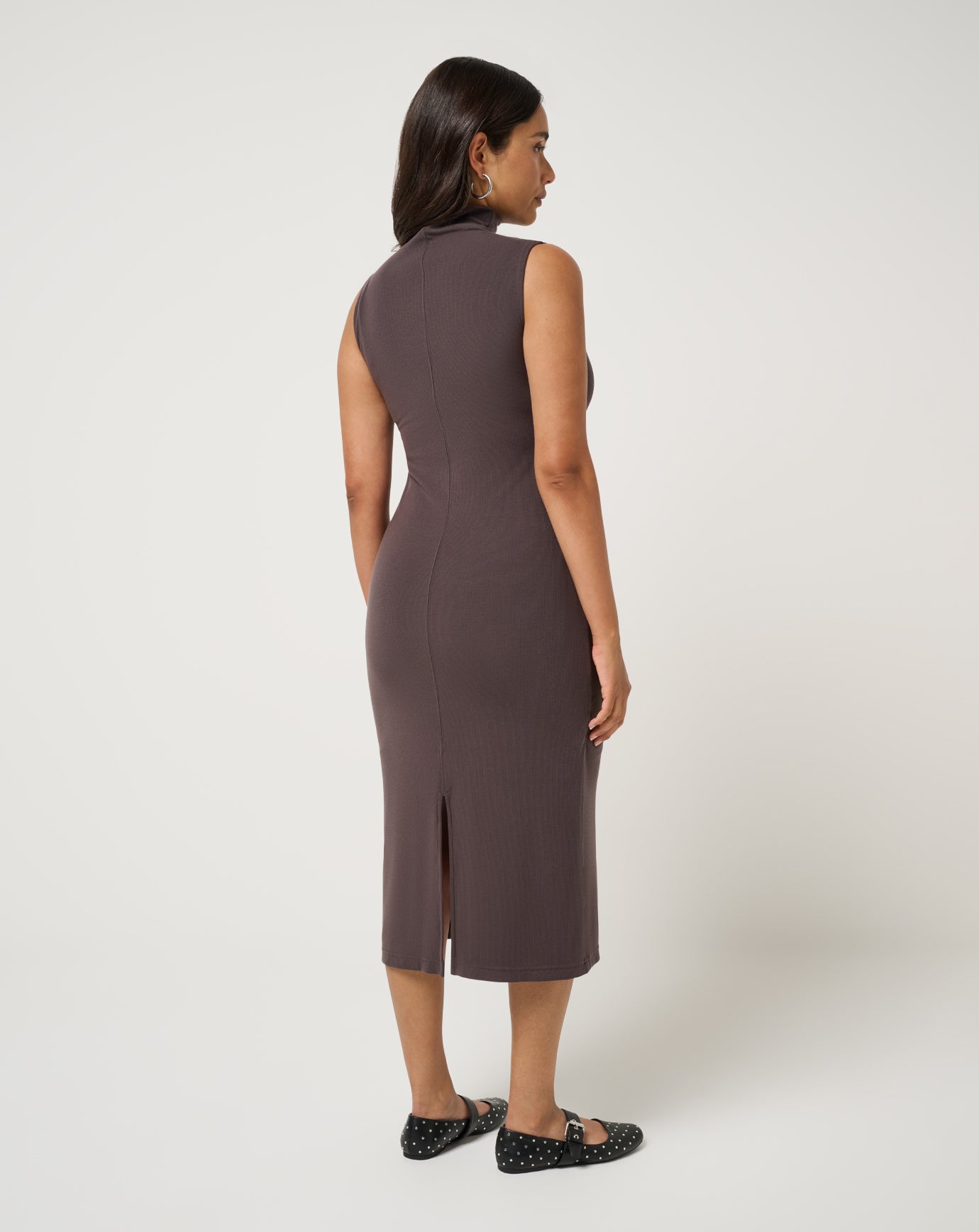 Cloud Rib Mock Neck Dress| Travis Mathew