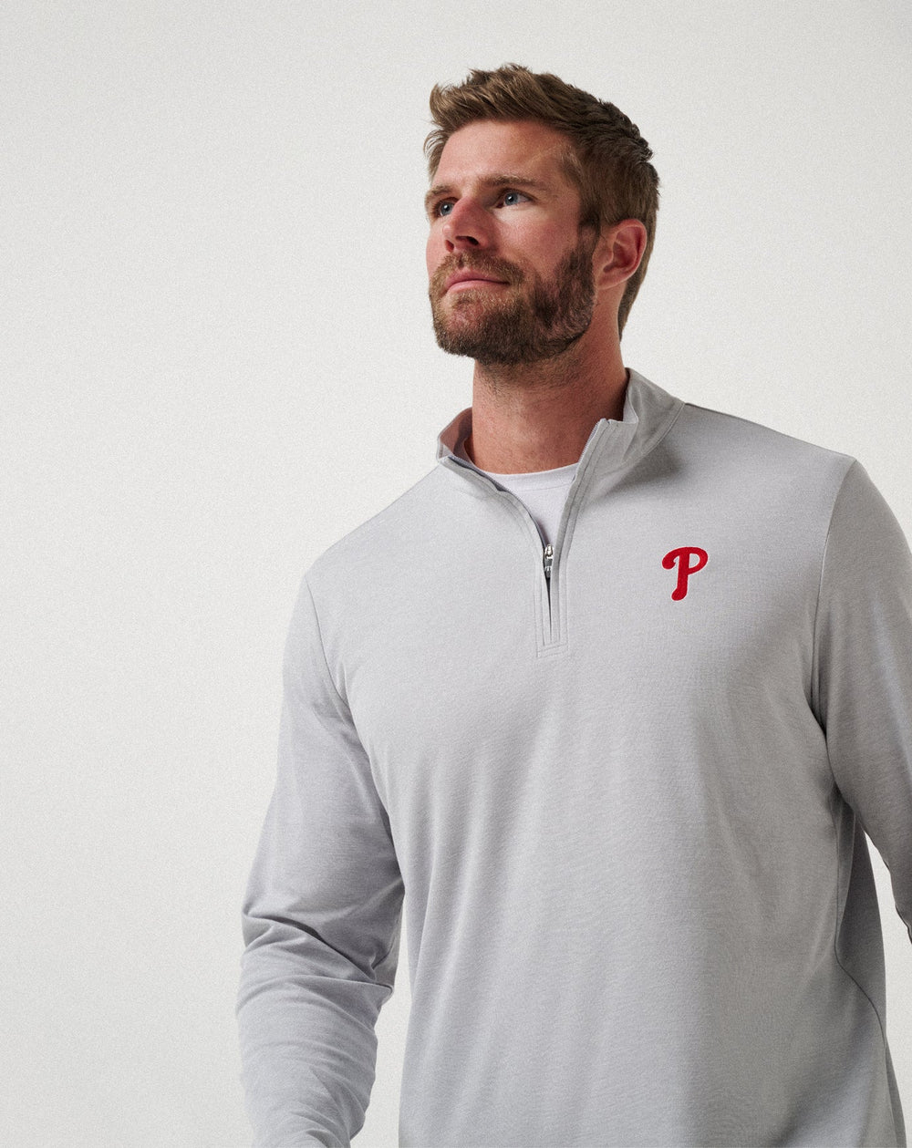Philadelphia Phillies Time To Tailgate Quarter Zip| Travis Mathew
