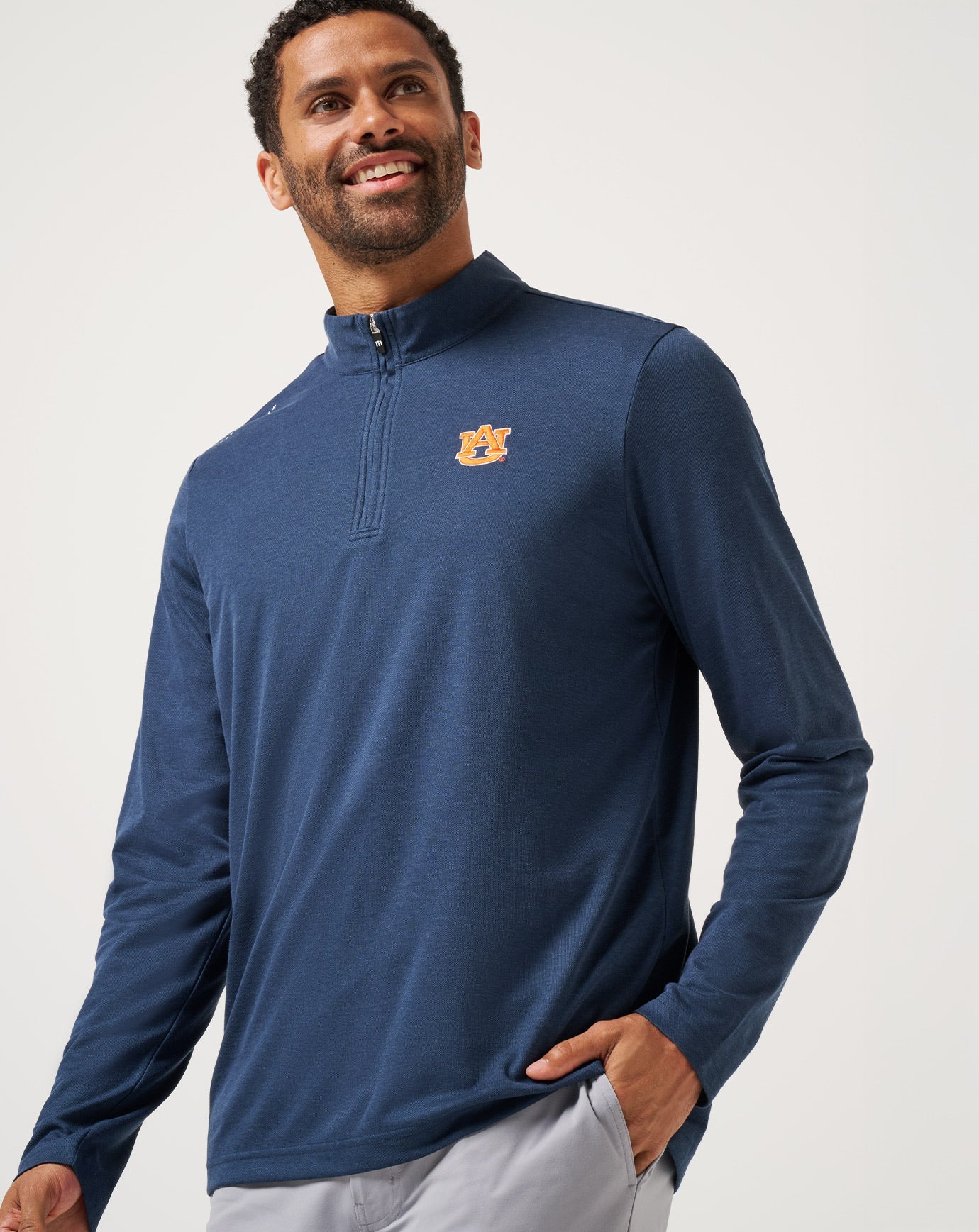 Auburn Time To Tailgate Quarter Zip| Travis Mathew