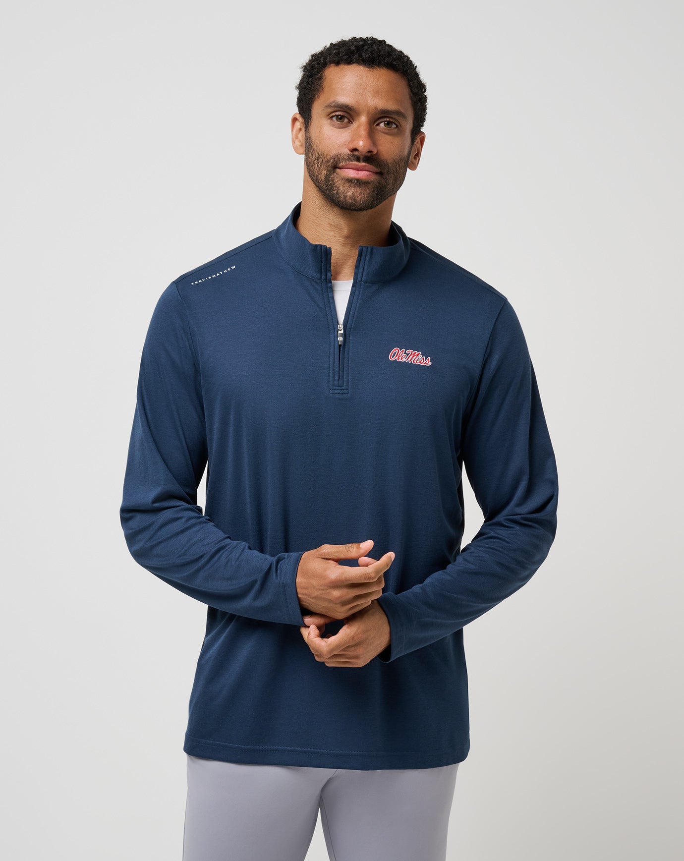 Mississippi Time To Tailgate Quarter Zip| Travis Mathew