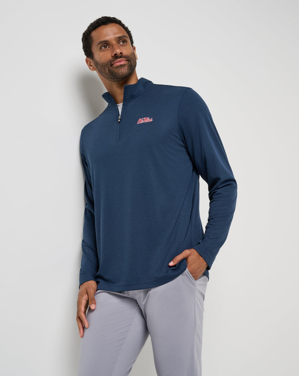 Mississippi Time To Tailgate Quarter Zip| Travis Mathew